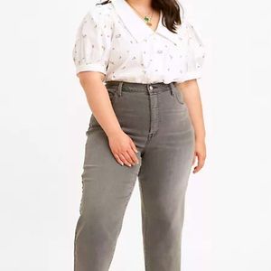 LEVI’s 18W RIBCAGE STRAIGHT ANKLE WOMEN'S JEANS (PLUS SIZE)